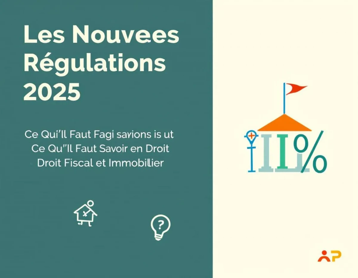 Les Nouvelles Régulations 2025 : Ce Qu'il Faut Savoir en Droit Fiscal et Immobilier