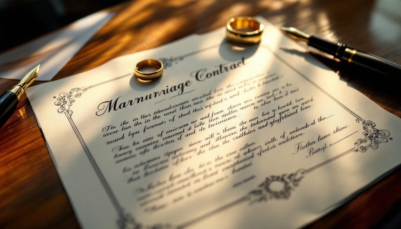 À quoi sert un contrat de mariage et ses différents types